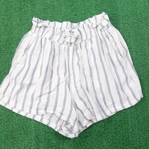 HOLLISTER CALIFORNIA ULTRA HIGH-RISE STRIPED LIGHTWEIGHT SHORTS WOMENS SZ XS